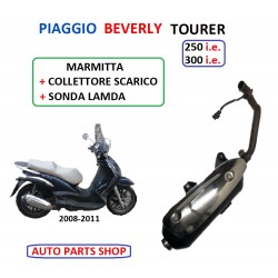 MARMITTA COLLETTORE SONDA PIAGGIO BEVERLY TOURER 250 ie 300 i.e.