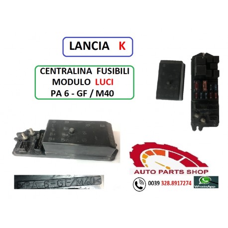 LANCIA K KAPPA CENTRALINA FUSIBILI MODULO LUCI  1996-2001
