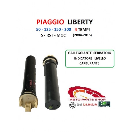 GALLEGGIANTE SERBATOIO PIAGGIO LIBERTY S RST MOC  4 TEMPI  2004-2015