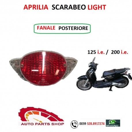 APRILIA SCARABEO LIGHT 125 200 FANALE POSTERIORE 2007-2011
