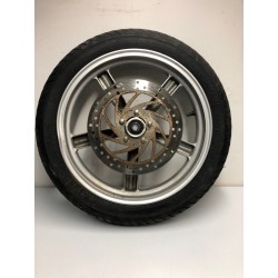 RUOTA ANTERIORE APRILIA SCARABEO LIGHT ( 2007-2011) GOMMA+CERCHIO