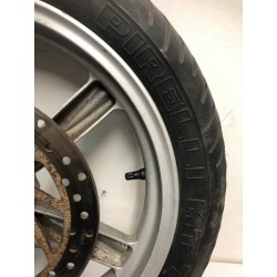 RUOTA ANTERIORE APRILIA SCARABEO LIGHT ( 2007-2011) GOMMA+CERCHIO