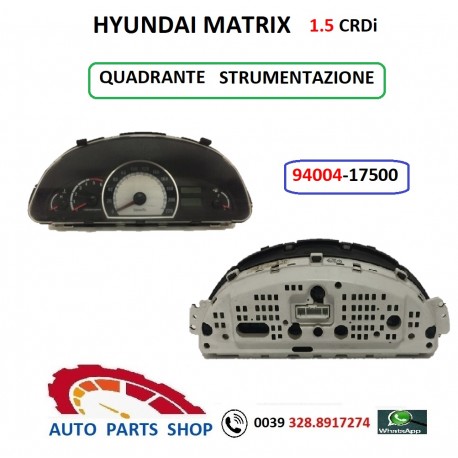 94004-17500 HYUNDAI MATRIX 1.5 CRDi ZIFFERBLATT KOMBIINSTRUMENT TACHO ZÄHLT MEILEN