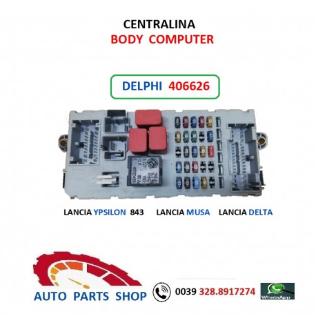 DELPHI 406626 CENTRALINA BODY COMPUTER LANCIA YPSILON DELTA MUSA