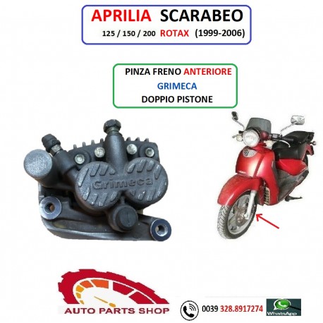 PINZA FRENO ANTERIORE APRILIA SCARABEO ROTAX 125 150 200 GRIMECA