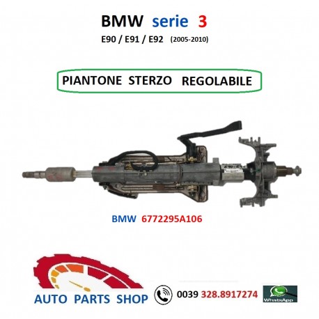 BMW serie 3 E90-E91 E92 PIANTONE STERZO CANNA REGOLABILE 6772295A106