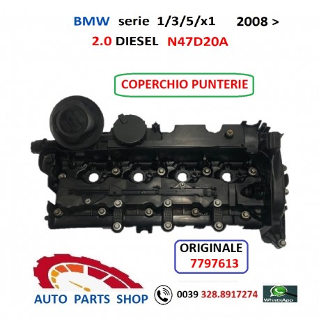 7797613 COPERCHIO PUNTERIE TESTATA BMW serie 1/3/5/x1 N47D20A