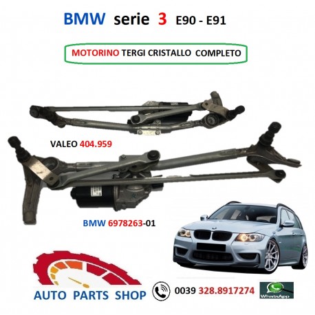 6978263 MOTORINO TERGI CRISTALLO BMW serie 3 E90 E91 VALEO ORIGINALE