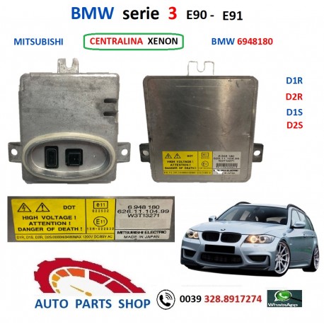 6948180 CENTRALINA XENO BMW 3 E90 E91 MITSUBISHI D1S D2S D1R D2R