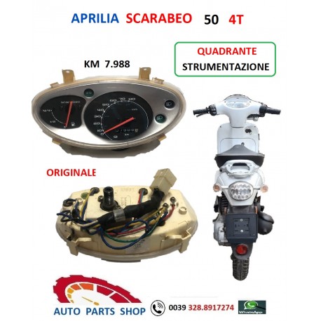 QUADRANTE STRUMENTAZIONE CONTA CHILOMETRI APRILIA SCARABEO 50 4T