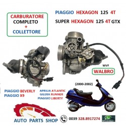 CARBURATORE PIAGGIO HEXAGON 125 4T GILERA APRILIA WALBRO 150-200