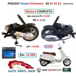 C532M Motore COMPLETO  PIAGGIO Vespa Primavera 50 4T 4V E2 2013-2017