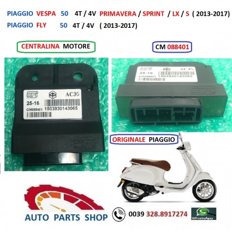 CM088401 CENTRALINA MOTORE PIAGGIO VESPA 50 4T/4V PRIMAVERA SPRINT LX S FLY (2013-2017)