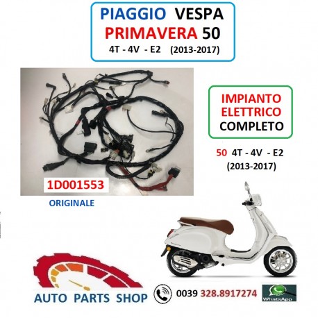 1D001553 CABLAGGIO IMPIANTO ELETTRICO PIAGGIO VESPA PRIMAVERA 50 4T-4V