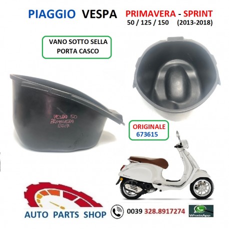 673615 PIAGGIO VESPA PRIMAVERA - SPRINT VANO SOTTOSELLA PORTA CASCO