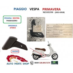 675053 PEDANA DESTRA PASSEGGERO PIAGGIO VESPA PRIMAVERA 2013-2018