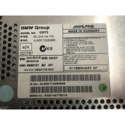 65.12-9144776 BMW serie 3 AUTORADIO STEREO CD MP3 ALPINE PROFESSIONAL E90/E91/E92/E93