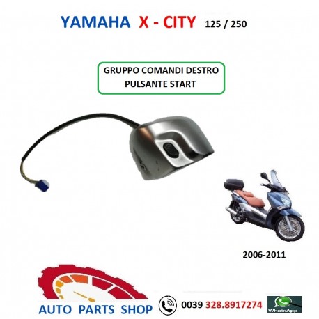 YAMAHA X-CITY 125 250 COMMUTATORE DESTRO COMANDI START