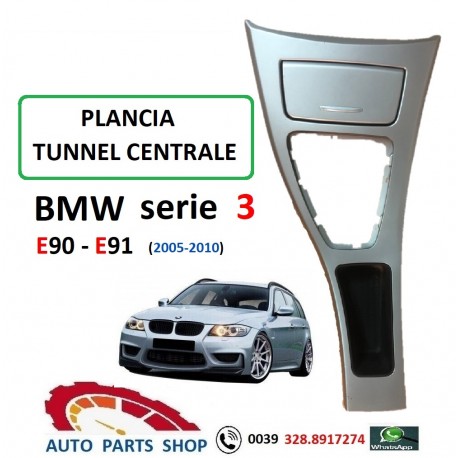 BMW 3 E90 E91 RIVESTIMENTO TUNNEL CENTRALE ALLUMINIO