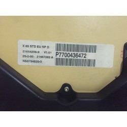Cadran de l'Instrumentation de la RENAULT CLIO SPORT 1.4 benz P7700436472