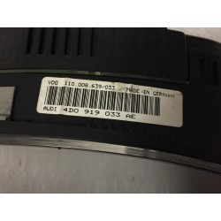 AUDI A8 D2 2.5 td de Numérotation de l'Instrumentation 4D0919033AE VDO 110.008.639/033 compte kilomètres